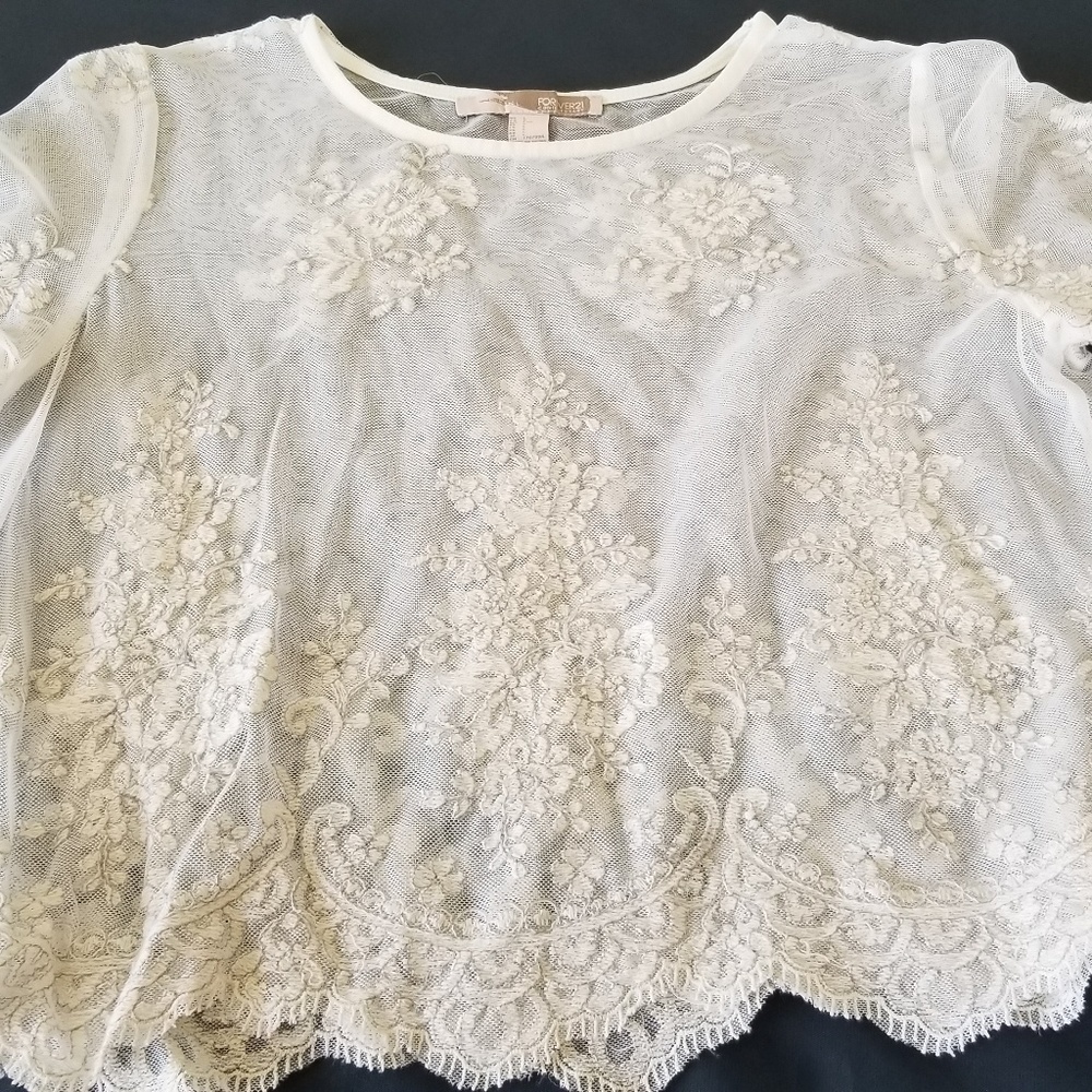 Forever21 Mesh Shirt